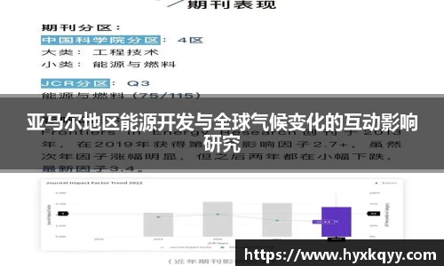 亚马尔地区能源开发与全球气候变化的互动影响研究